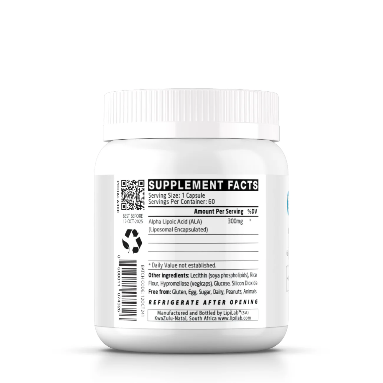 Pro Series Liposomal Alpha Lipoic Acid 300mg - Image 3