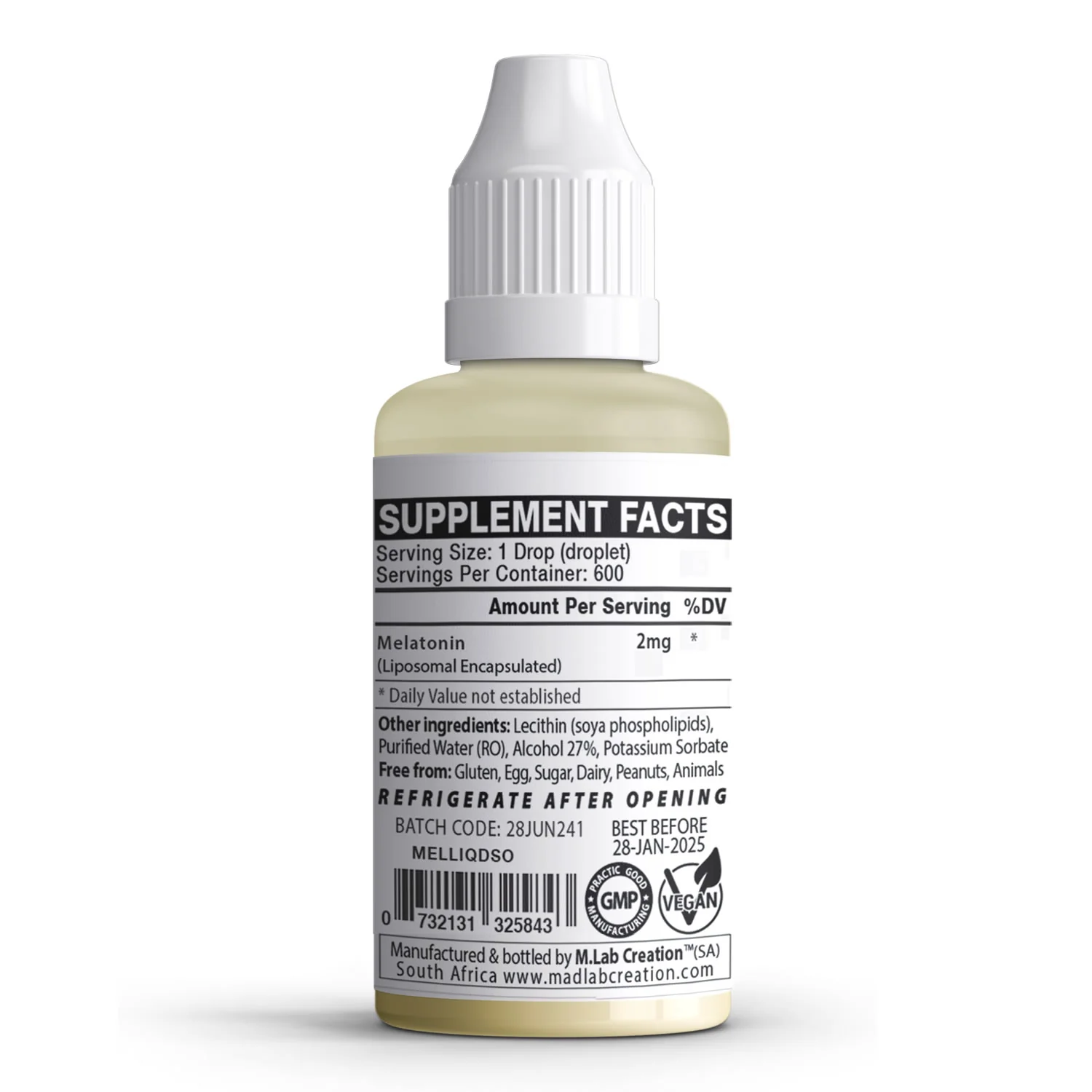 Melatonin (Liposomal) Concentrated Liquid Drops - Image 4