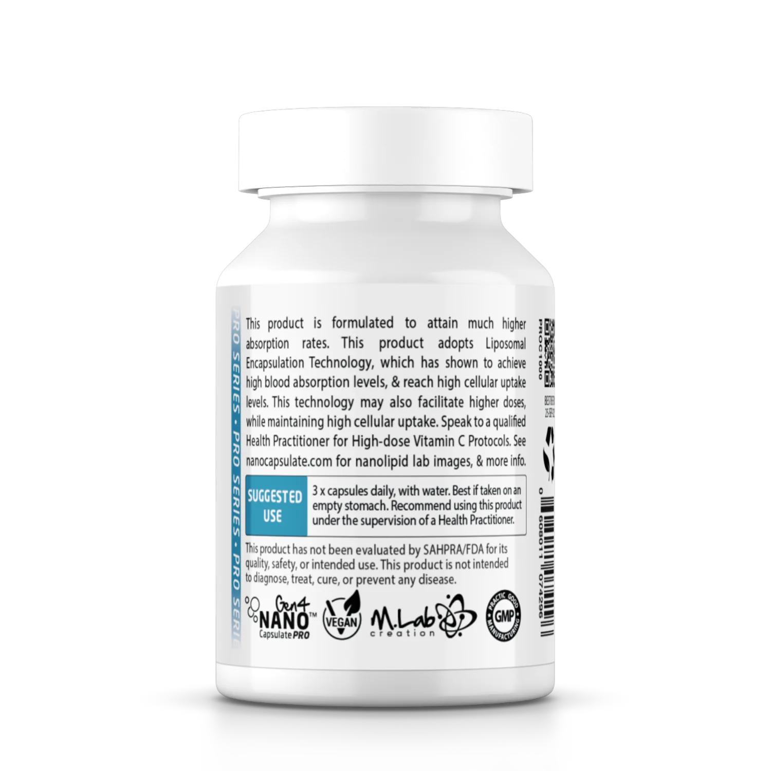 Pro Series Liposomal Vitamin C (pH 7.0) 1,000mg - Image 2