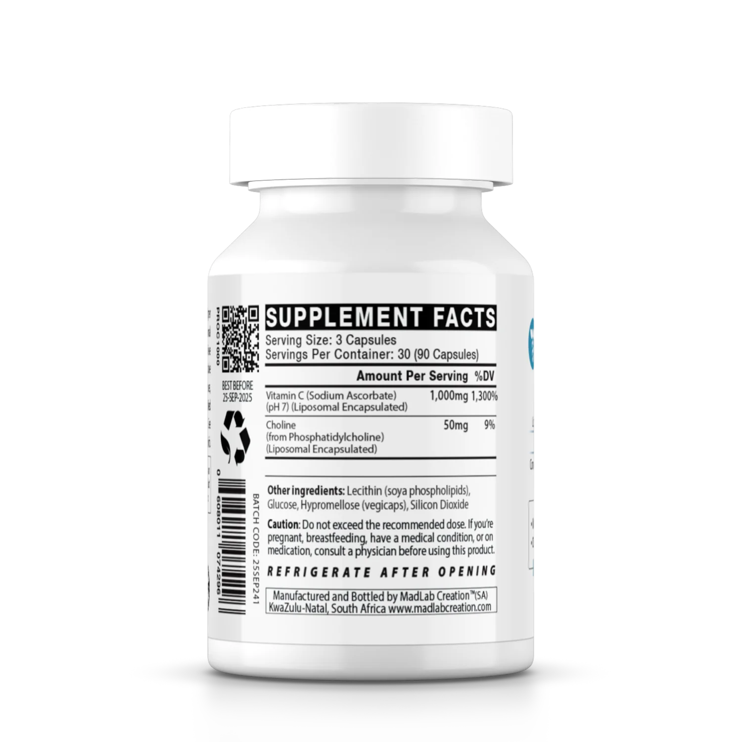 Pro Series Liposomal Vitamin C (pH 7.0) 1,000mg - Image 3