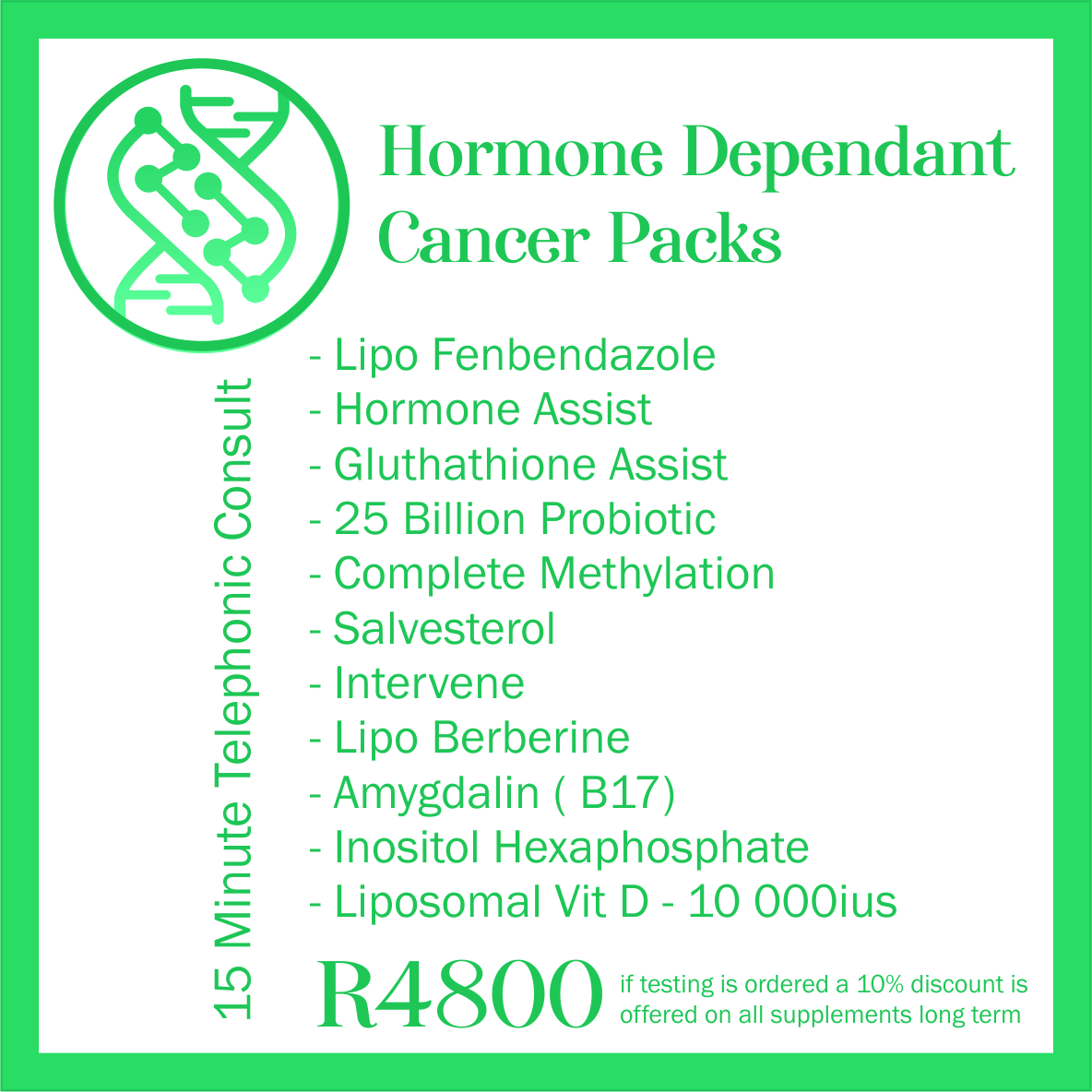 Hormone Dependant Cancer Pack