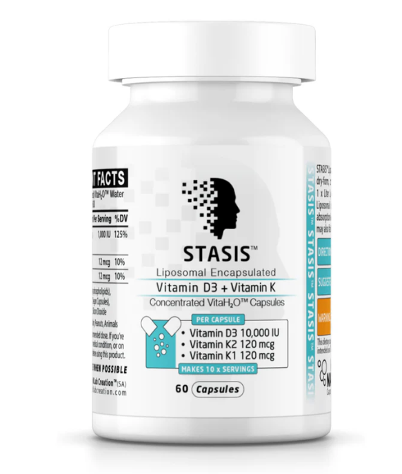 Vitamin D3 10,000IU + Vitamin K2 & K1 VitaH2O